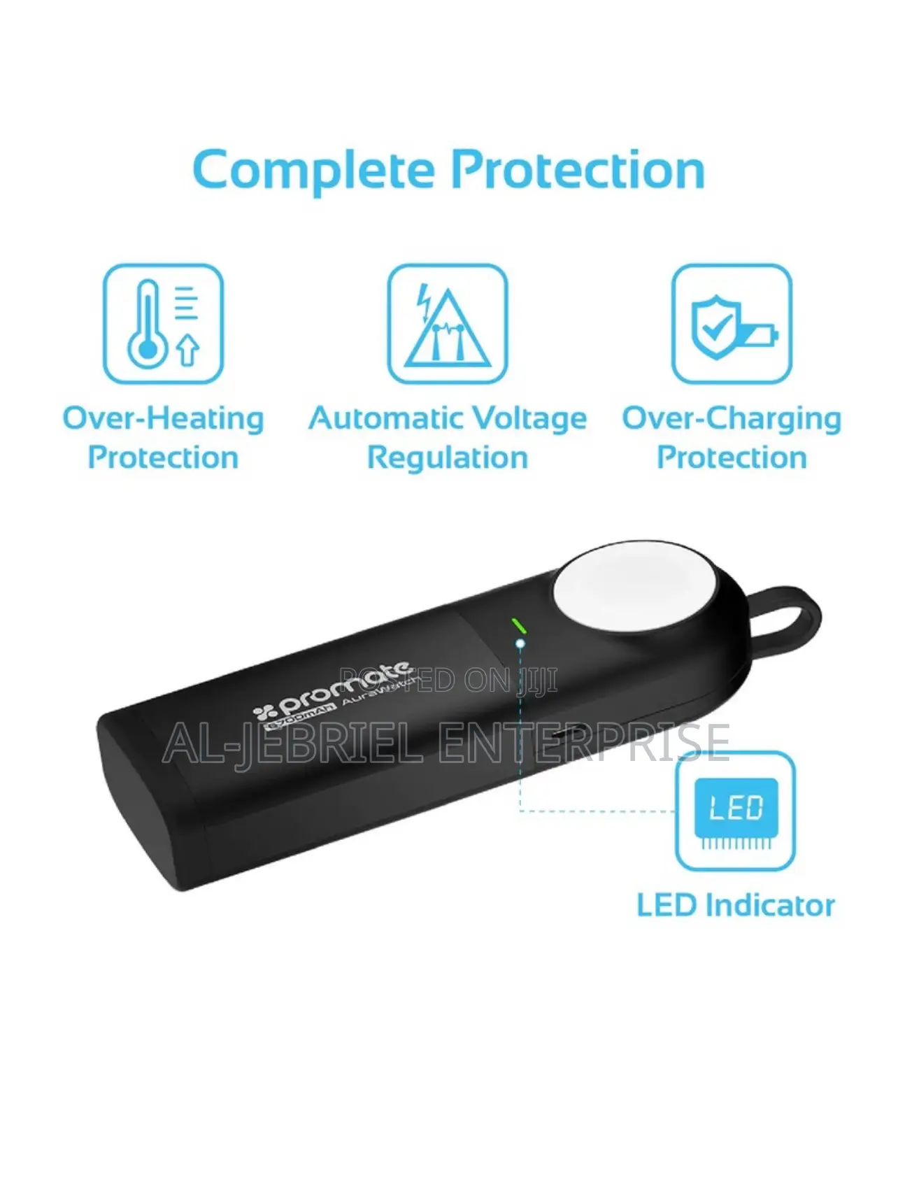 Ultra-Compact 6700mah Promate AURAWATCH Multi Powerbank