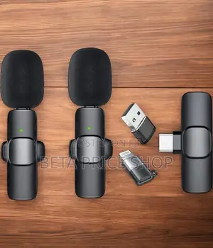 2 in 1 Wireless Microphone for Android and iPhone