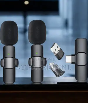 2 in 1 Wireless Microphone for Android and iPhone