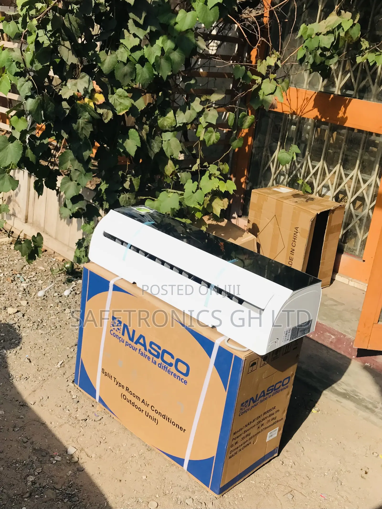 Nasco Coolstream 2.0 Horse Power Split Gas White Mirror AC