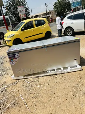 Auto Defrost Chest Freezer Double Door Nasco Nas-1200fl B