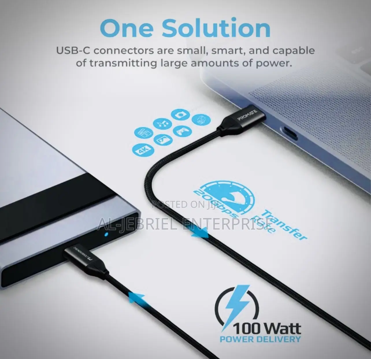 Super Speed Thunderlink-C20+ Usb-C to Usb-C Cable