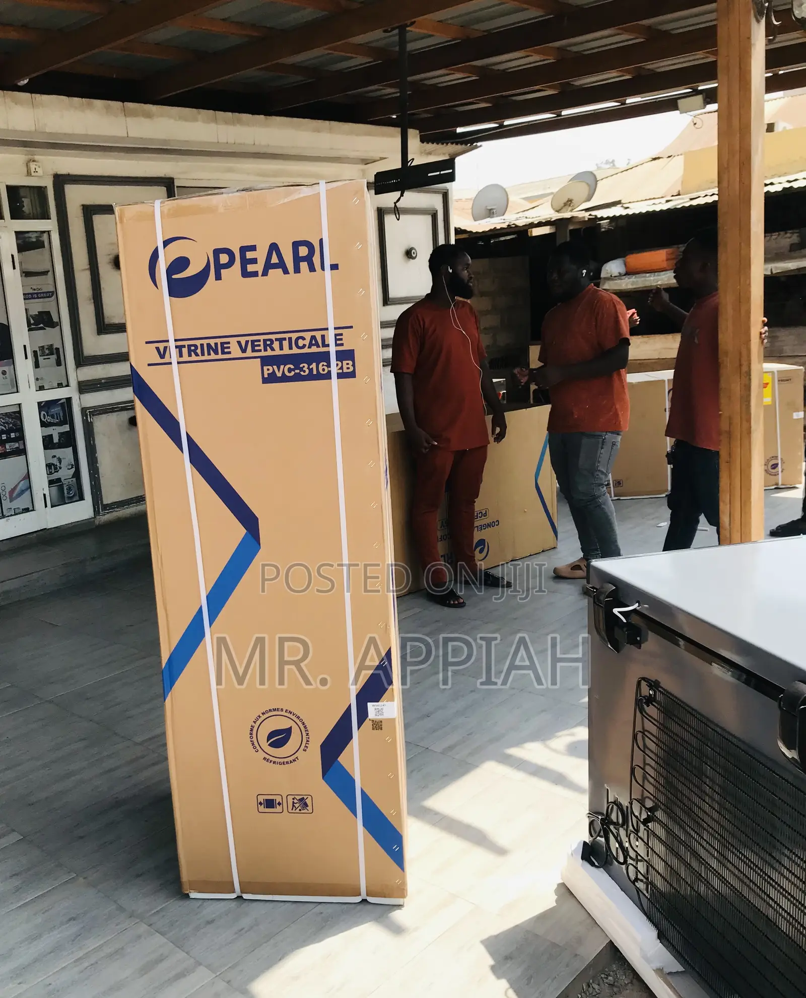 Direct Cooling Pearl PVC-316-2b 1 Door Display Fridge 