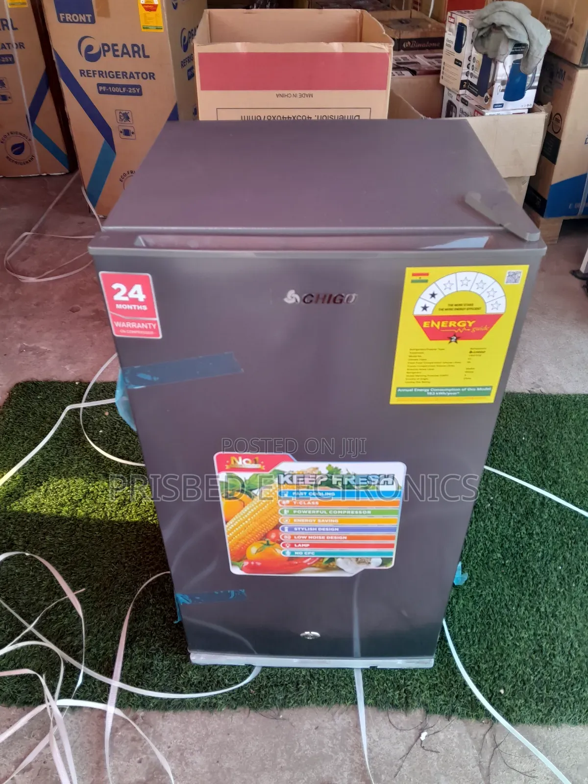 Chigo Durable Table Top Single Door Fridge 90 Litres**>