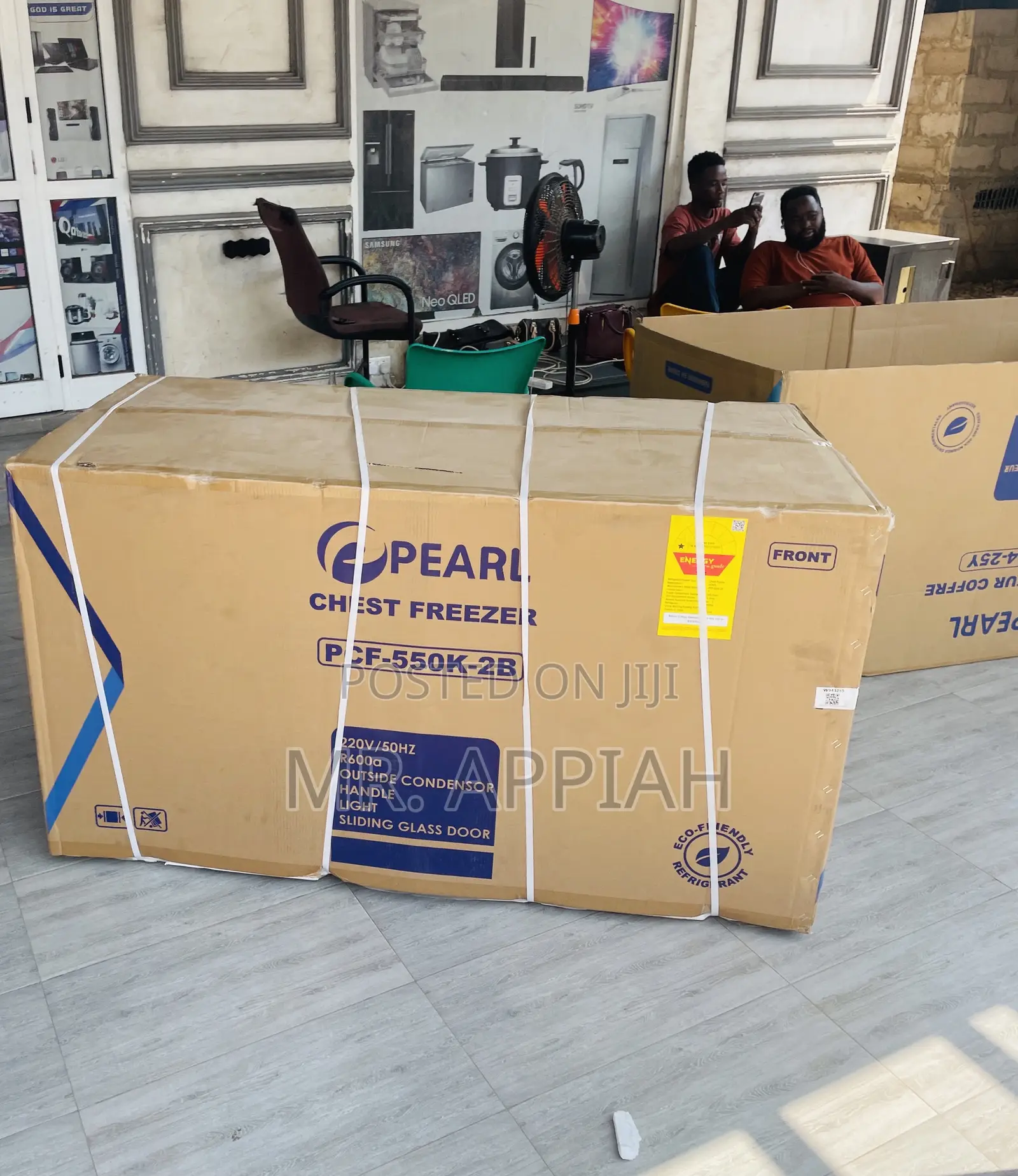 Energy Efficient Pearl PCF--2b 1 Door Electric Freezer.