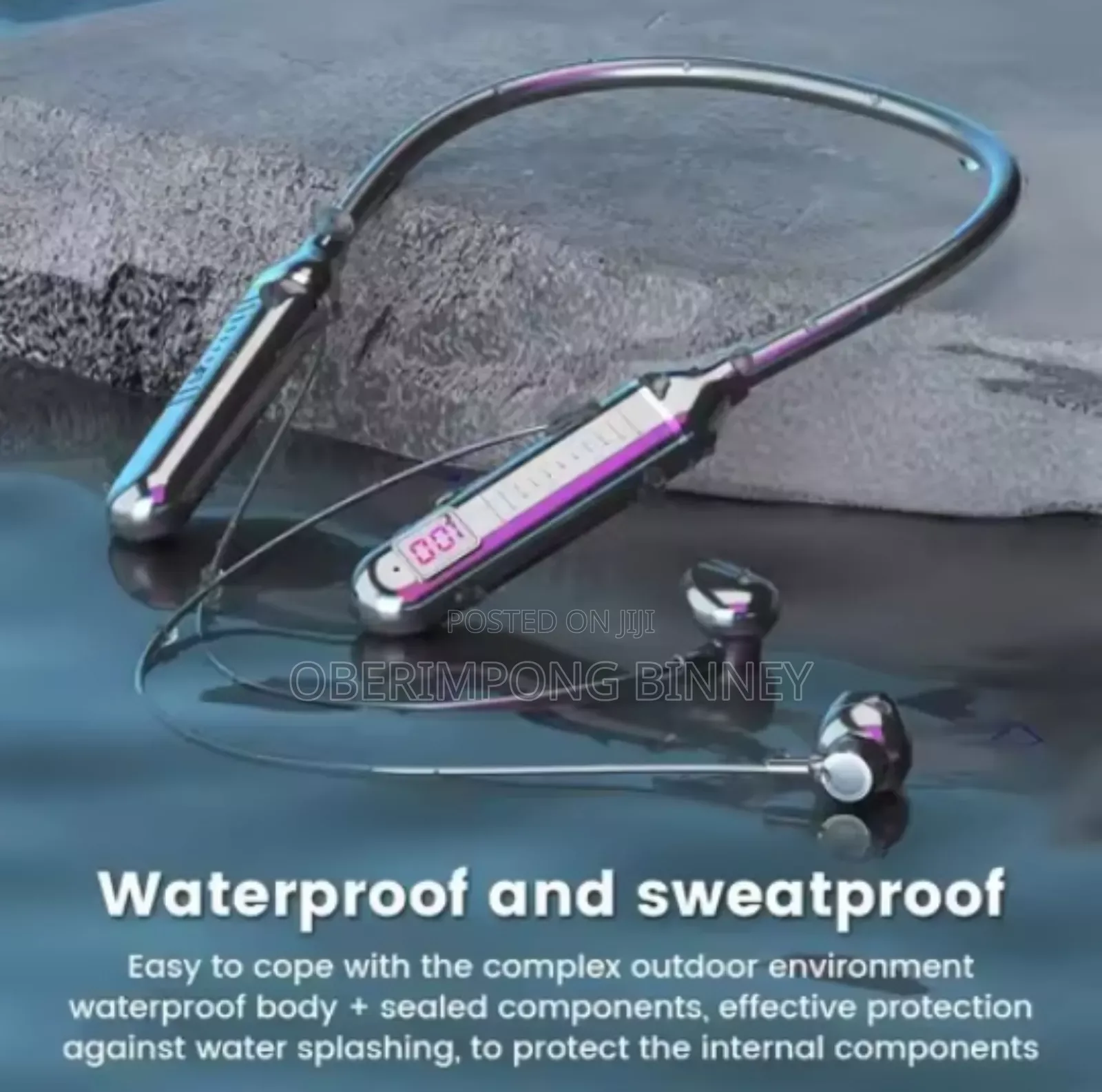 Neck Earpiece or Headset