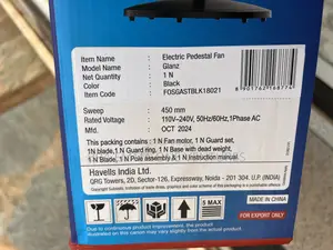 Brand New Rechargeable Standing Fan