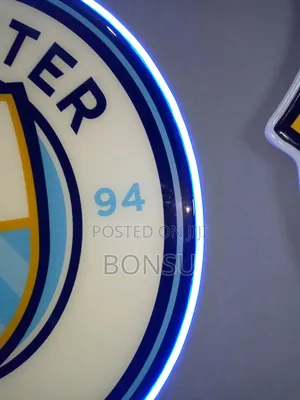 Manchester City 3d Logo Cutout
