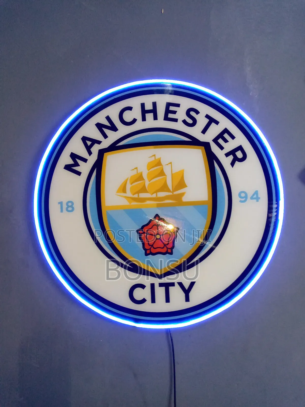 Manchester City 3d Logo Cutout