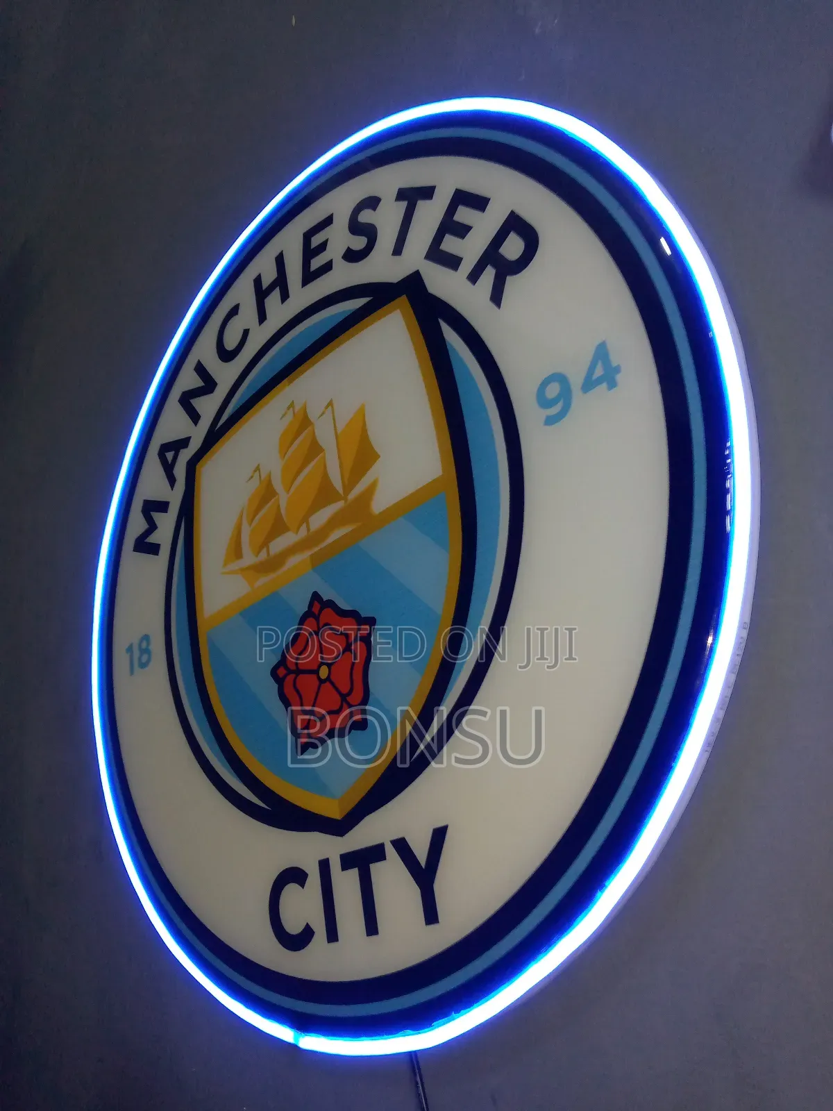 Manchester City 3d Logo Cutout