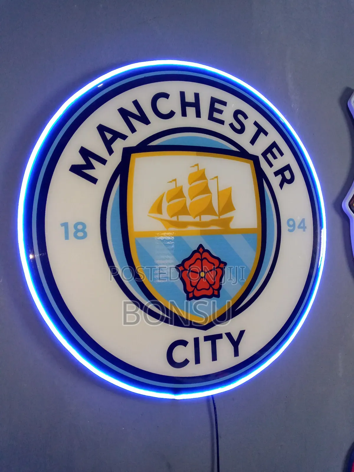 Manchester City 3d Logo Cutout