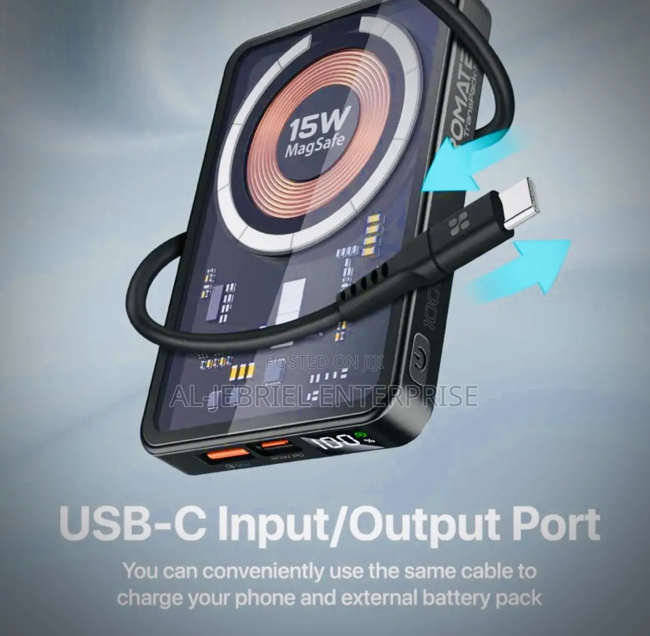 Ultra-Fast TRANSPACK-10 Promate 10000mah Wireless Powerbank