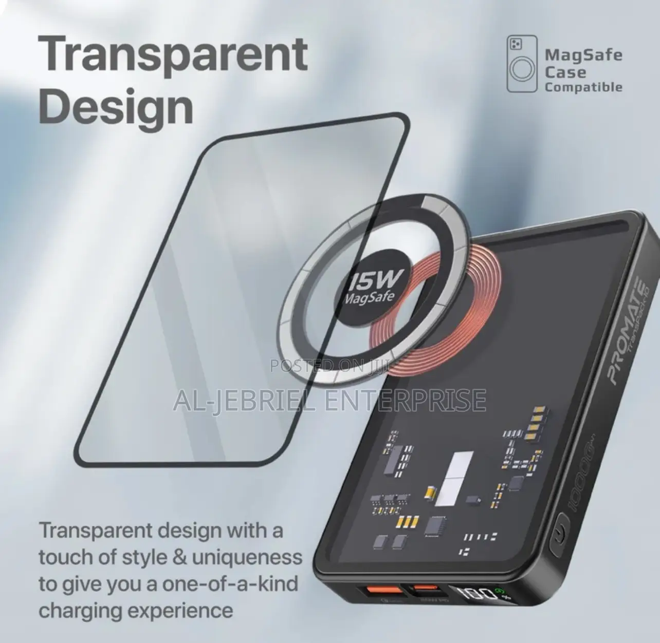 Ultra-Fast TRANSPACK-10 Promate 10000mah Wireless Powerbank