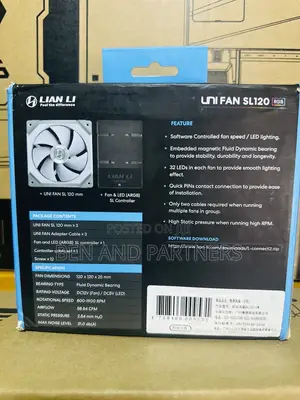 Lianl Li Uni Fan Sl120 With Controller
