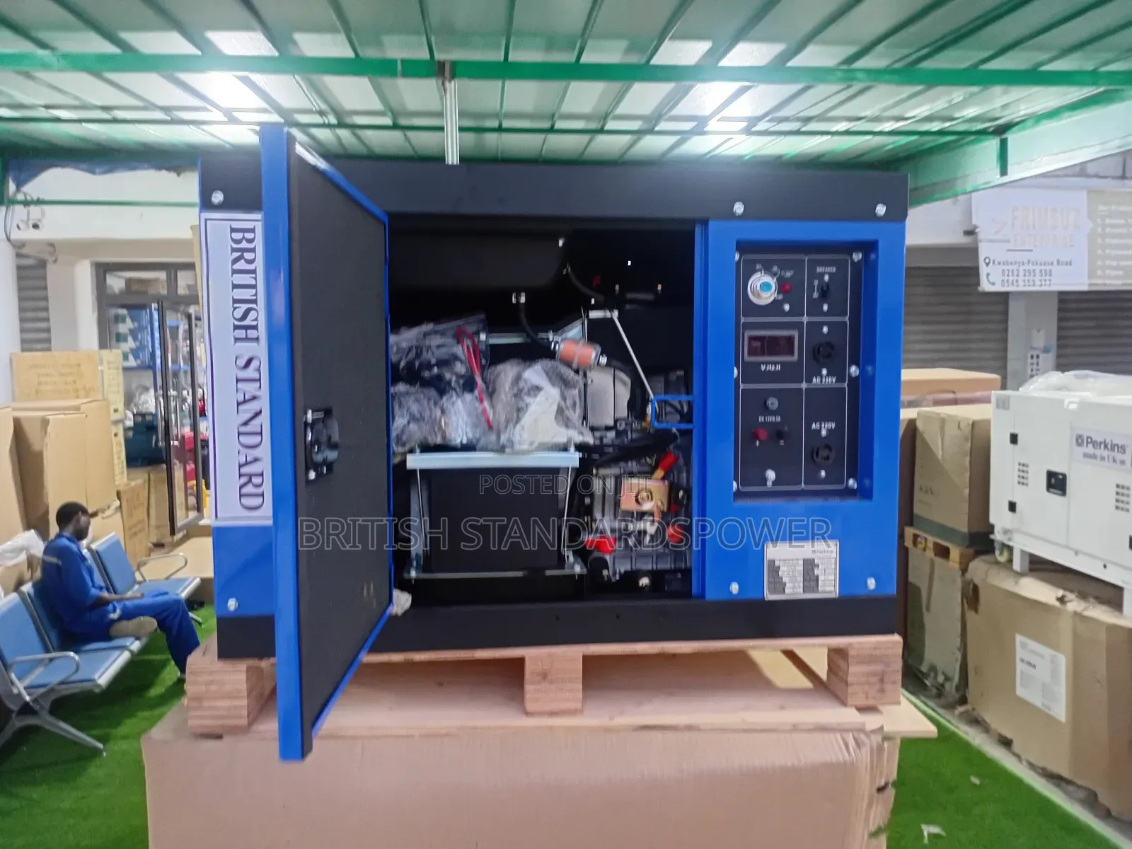 Diesel Engine Silent Generator Perkins 15kva Generator 15kva