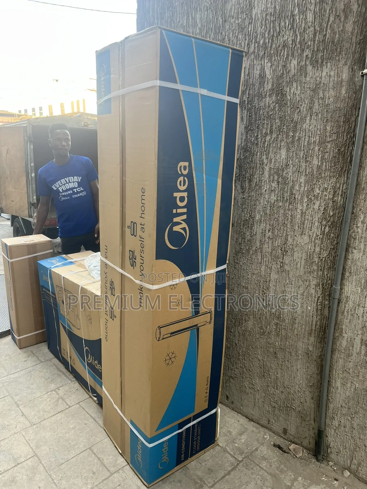 Super Fast Cooling 2.5hp Midea Inverter Floor Stand R410 Ac