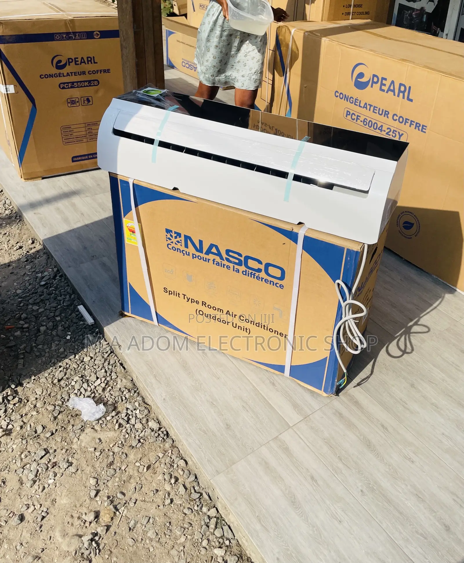 Low Noise Operating Nasco 2.0hp Air Conditioner(Mirror) 