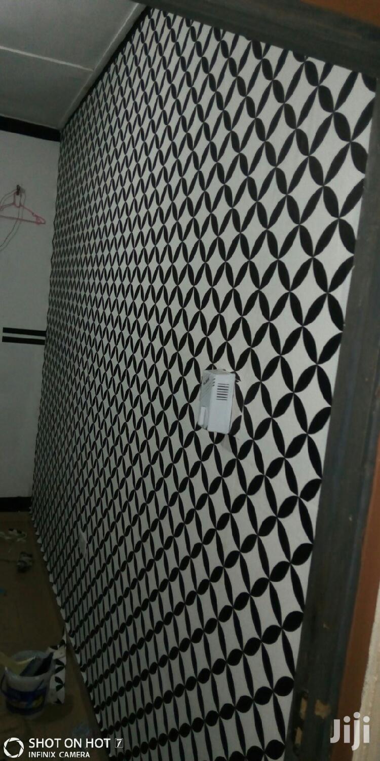 Painting, Designs Wall Paper Fixing