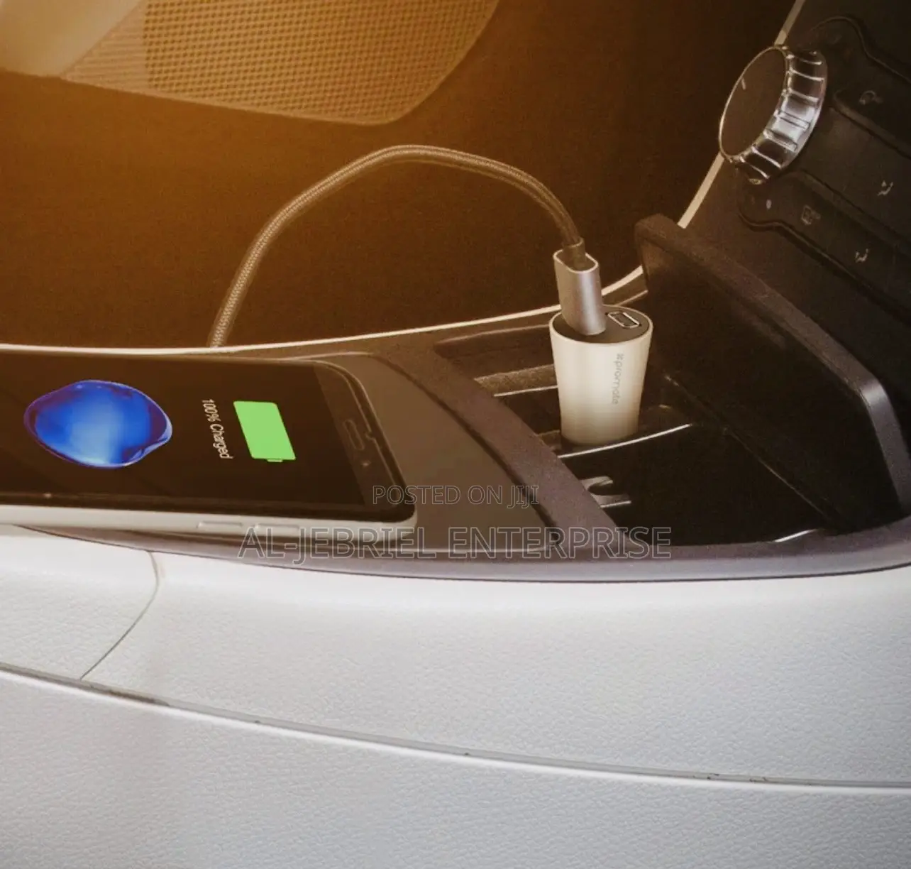 Fast Charge Promate ROBUST QC3.0 Dual USB Ports Car Charger