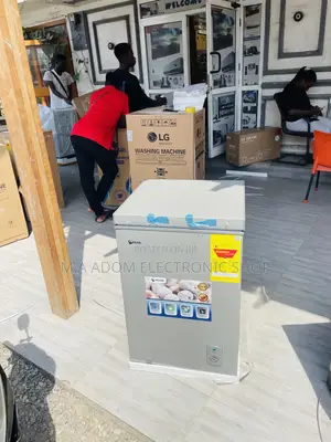 Purchase Unique Pearl 100ltr Single Door Chest Freezer,Gray