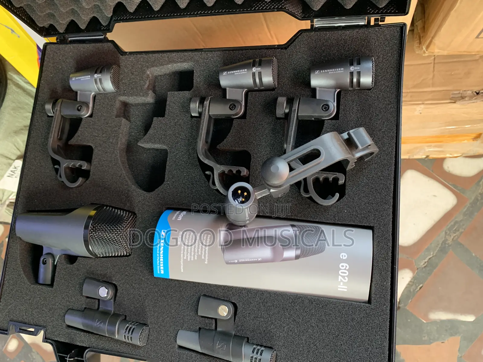 Sennheiser E-602-Ii 7-Pieces Drum Microphone