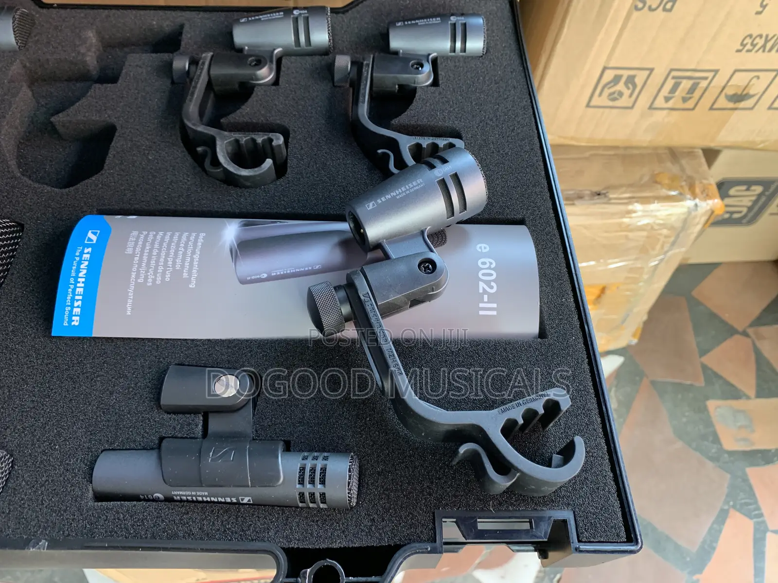 Sennheiser E-602-Ii 7-Pieces Drum Microphone