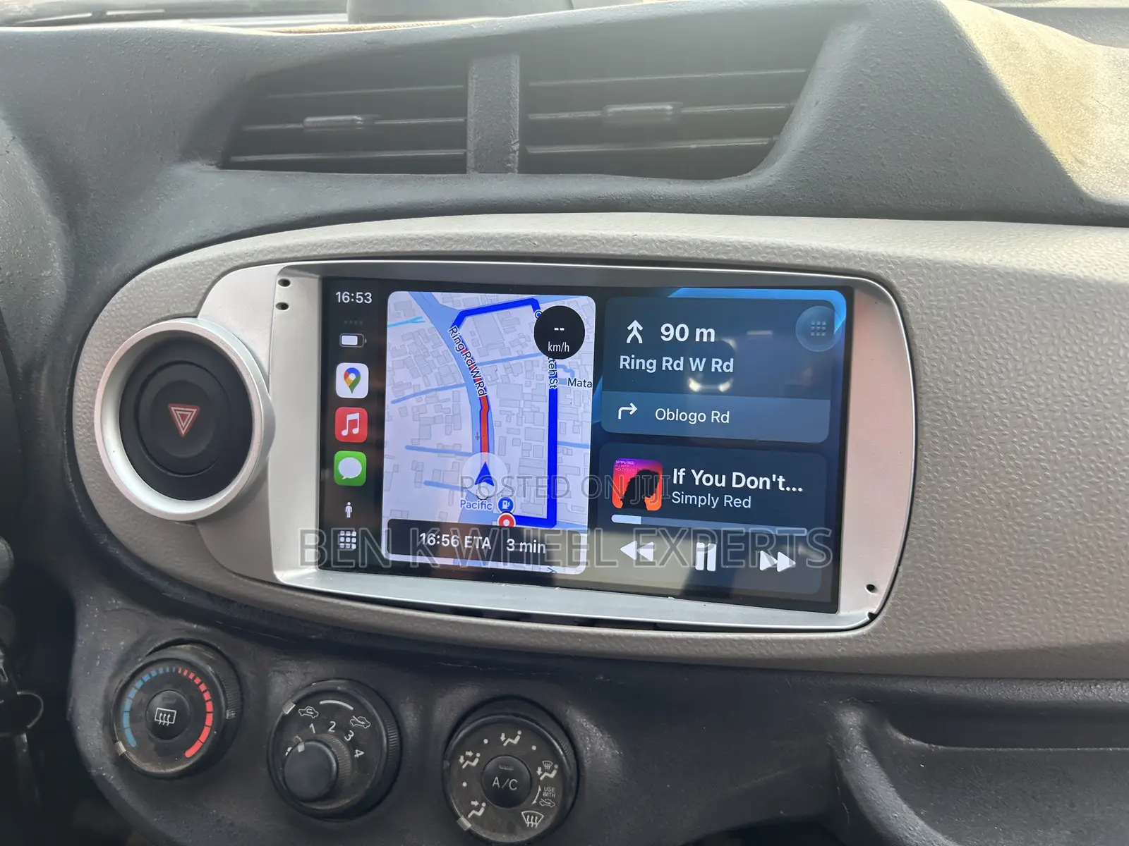 Toyota Vitz Or Yaris 2012-15 Carplay Android Screen’’