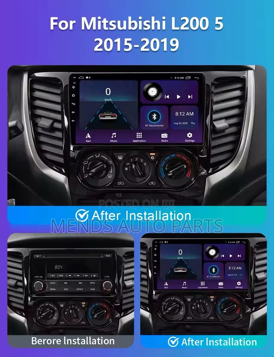 Mitsubishi L200 Android Video Car Player