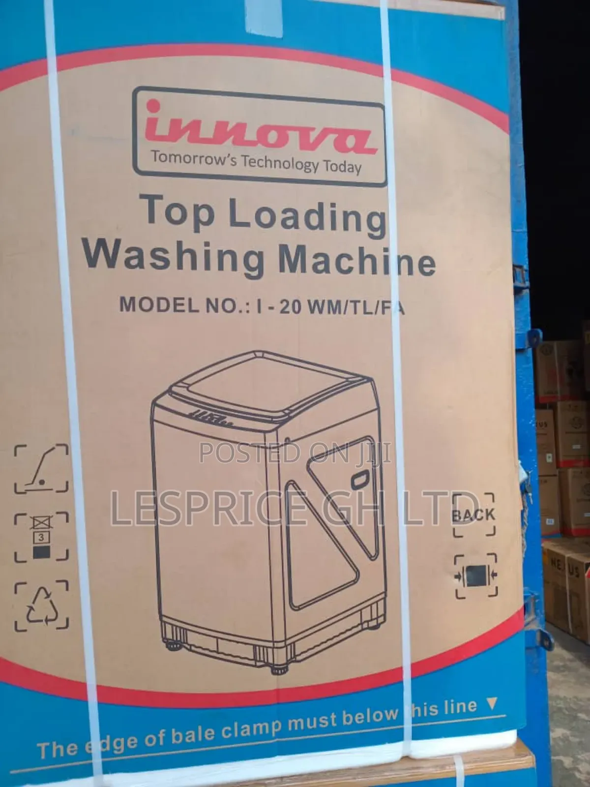 Efficient Washing With Innova 20kg Top Loader!