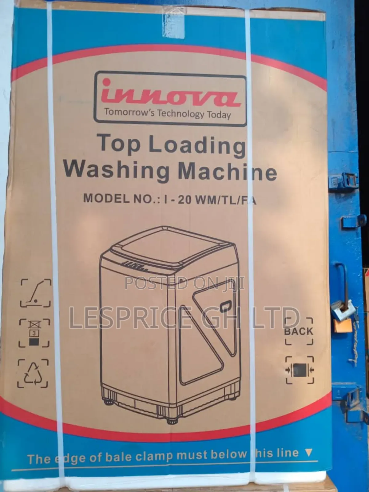 Top Load Innova 20kg Washer - Clean Clothes Effortlessly!