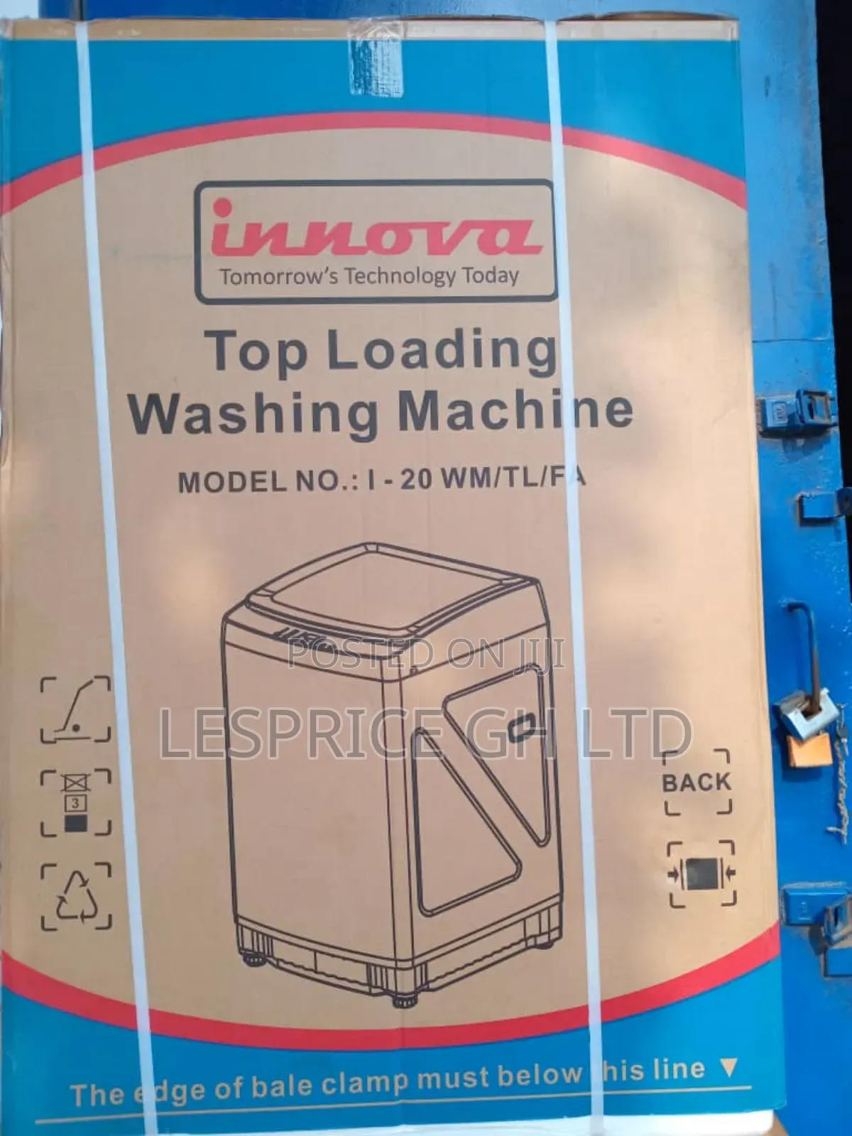Get Clean Clothes With Innova 20kg Fully Loaded Washer!