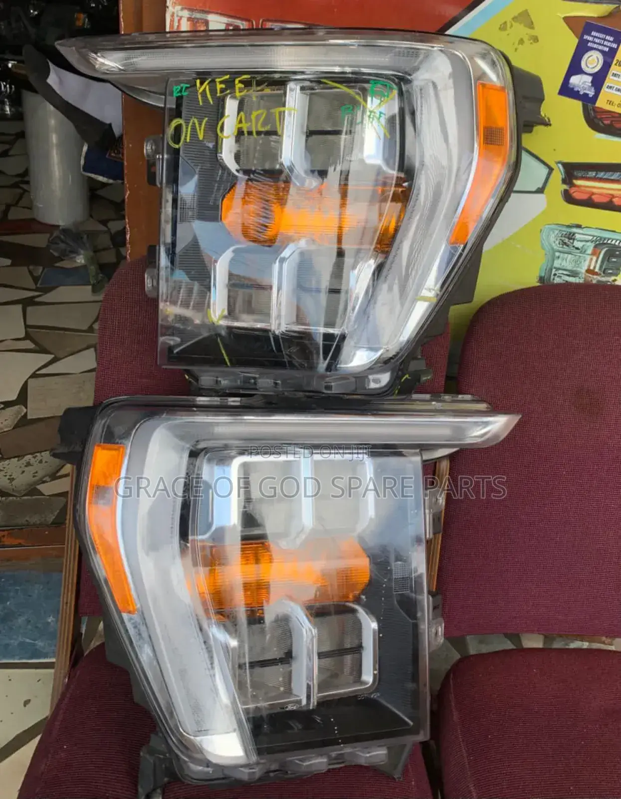 Pair of Ford F150 2021_2024 Headlight Original