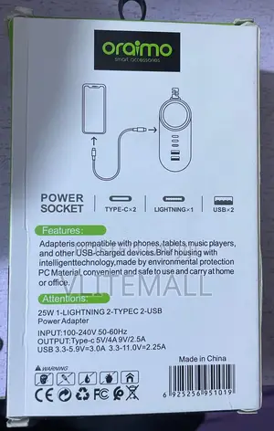 Oraima Adapter Travel