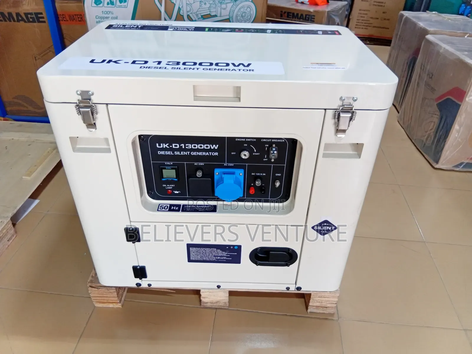 UK-D 13000WATT Diesel Silent Generator Key Start