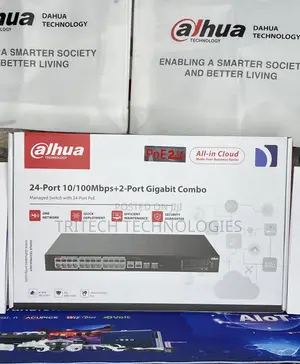 Dahua 24port Poe Cloud Managed Switch DH-CS4226-24ET-375