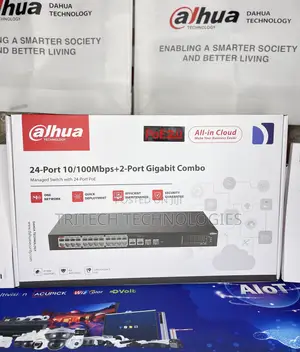Dahua 24port Poe Cloud Managed Switch DH-CS4226-24ET-375
