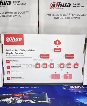 Dahua 24port Poe Cloud Managed Switch DH-CS4226-24ET-375