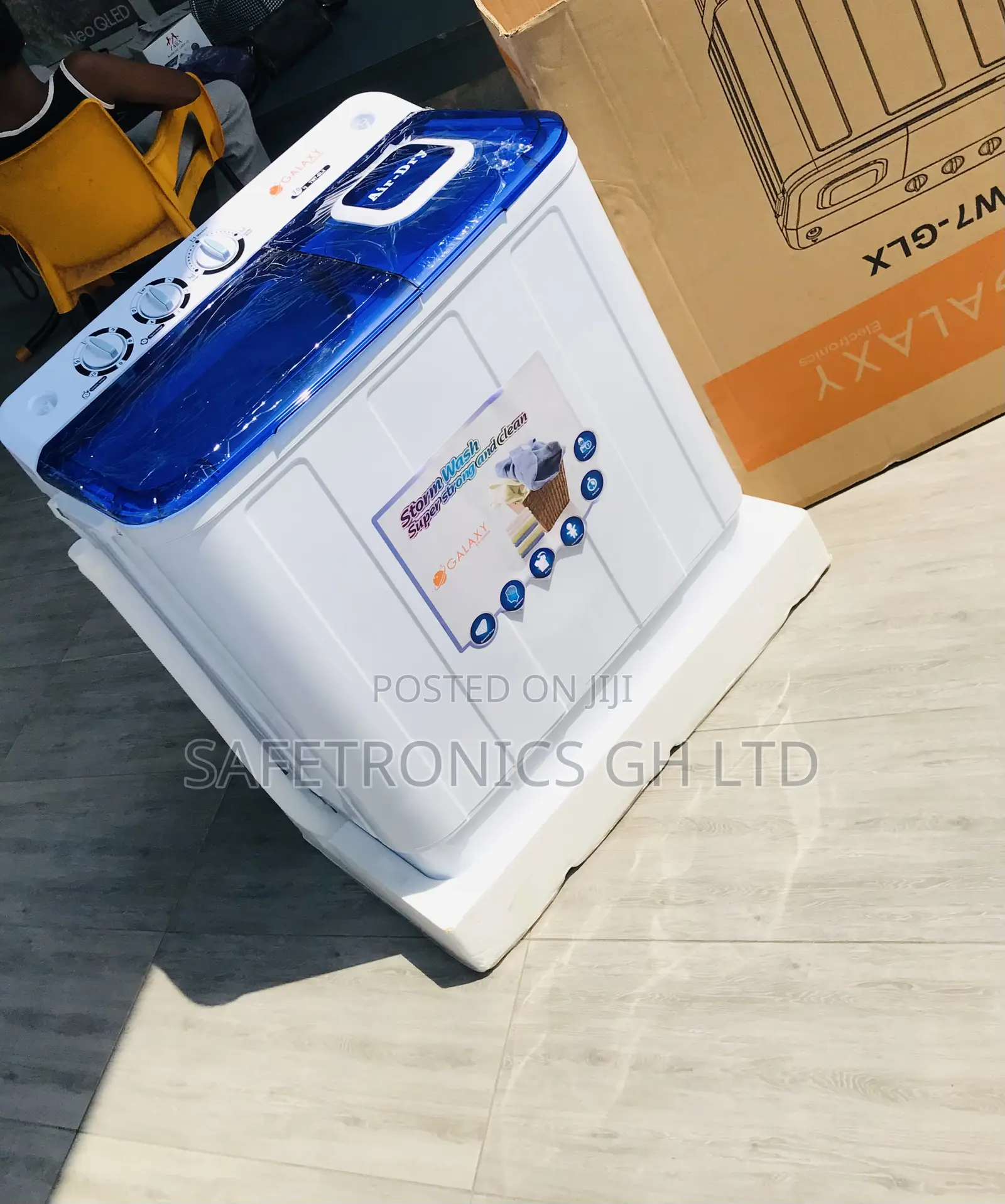 Galaxy Washpro 7kg Topload Washingmachine Semiauto