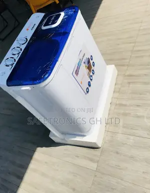 White Blue Galaxy Cleanwave 7kg Topload Semiauto Washer