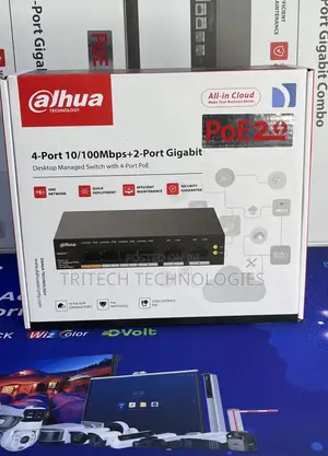 Dahua 4port Poe Managed Desktop Switch Dh-Cs4006-4et-60