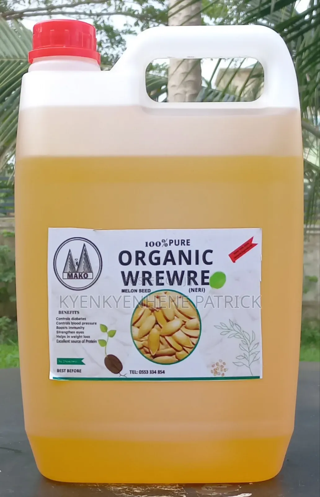 100% Pure Organic Werewere Oil