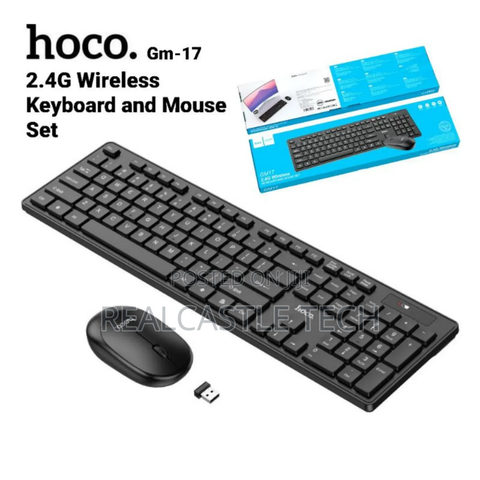 Hoco GM17 Wireless Keyboard and Mouse
