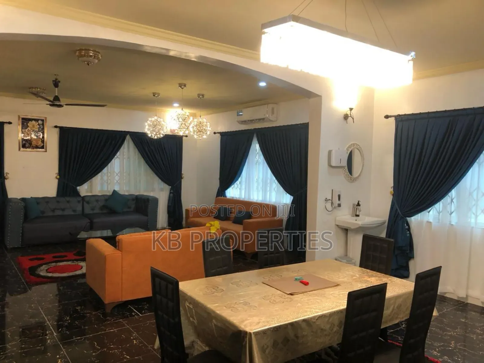 Furnished 6bdrm Duplex in Kb Properties, Spintex for rent