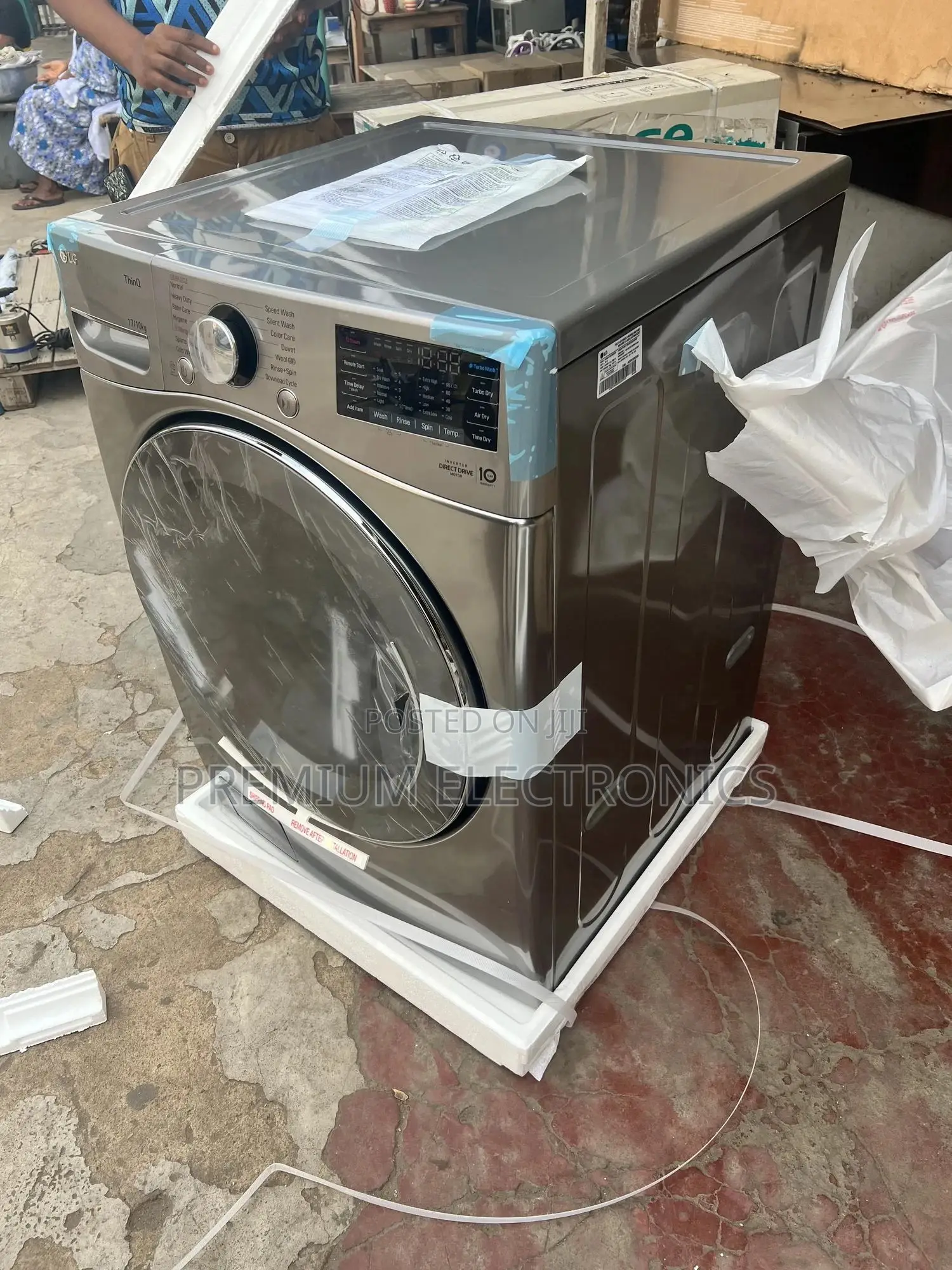 Lg 18kg/10kg | Front Load Washer/Dryer |Turbowash | Steam