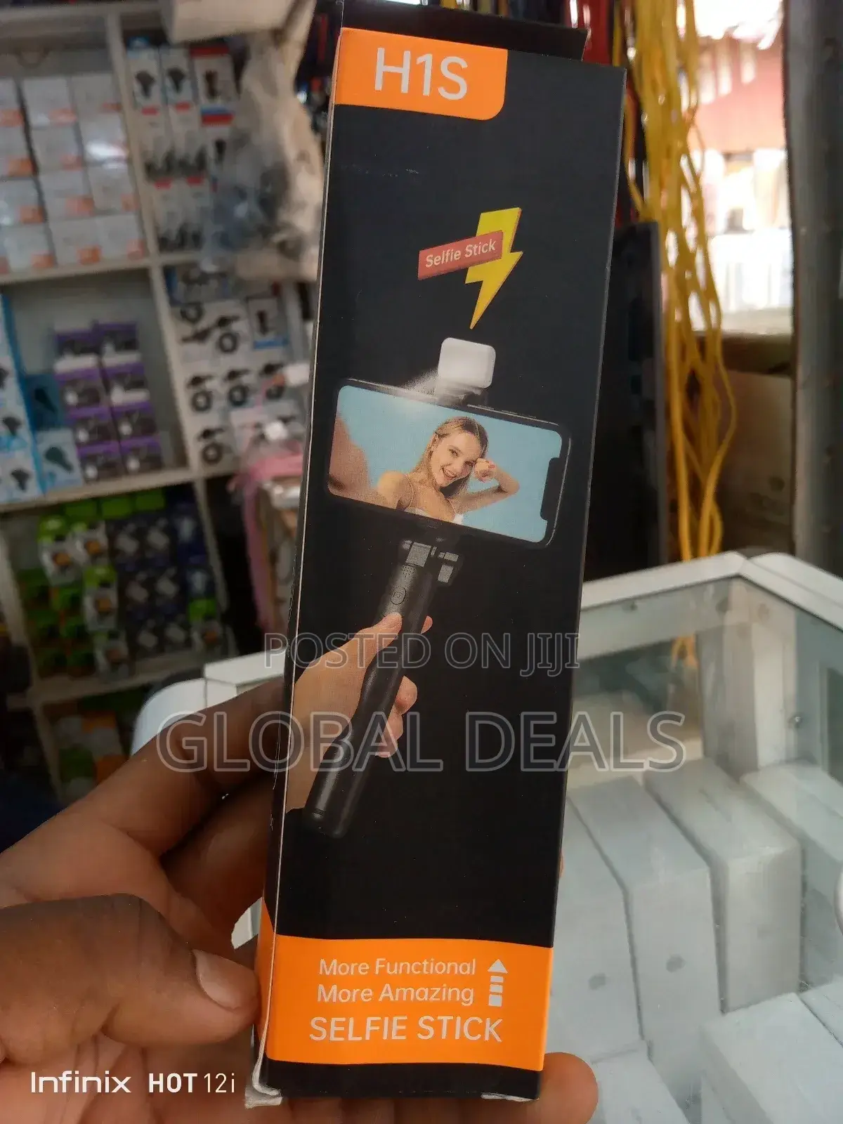 Mini Selfie Stick With Tripod Stand and Flash