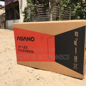 Asano 43′′ Digital Satellite HD TV Black With Designed Style