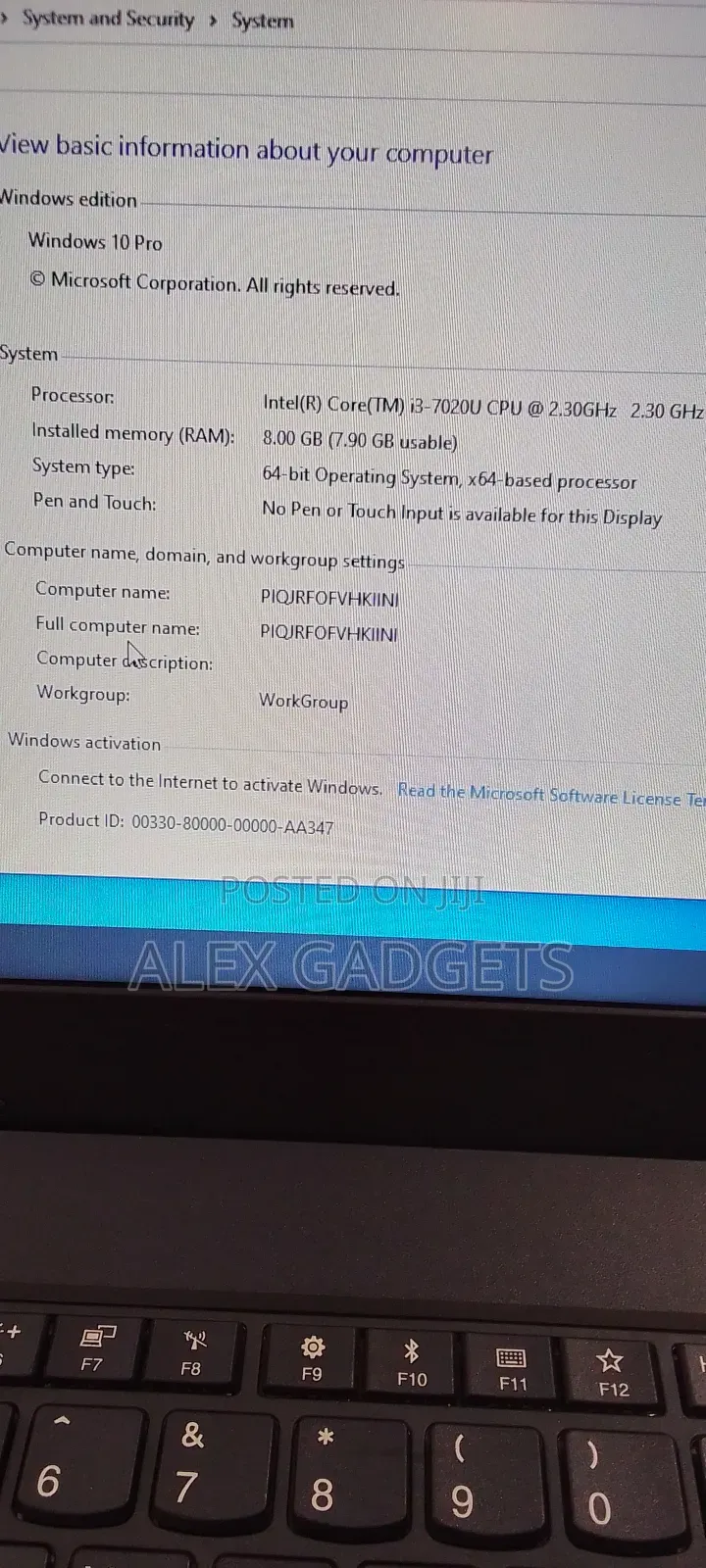 Laptop Lenovo ThinkPad L580 8GB Intel Core I3 SSD 128GB