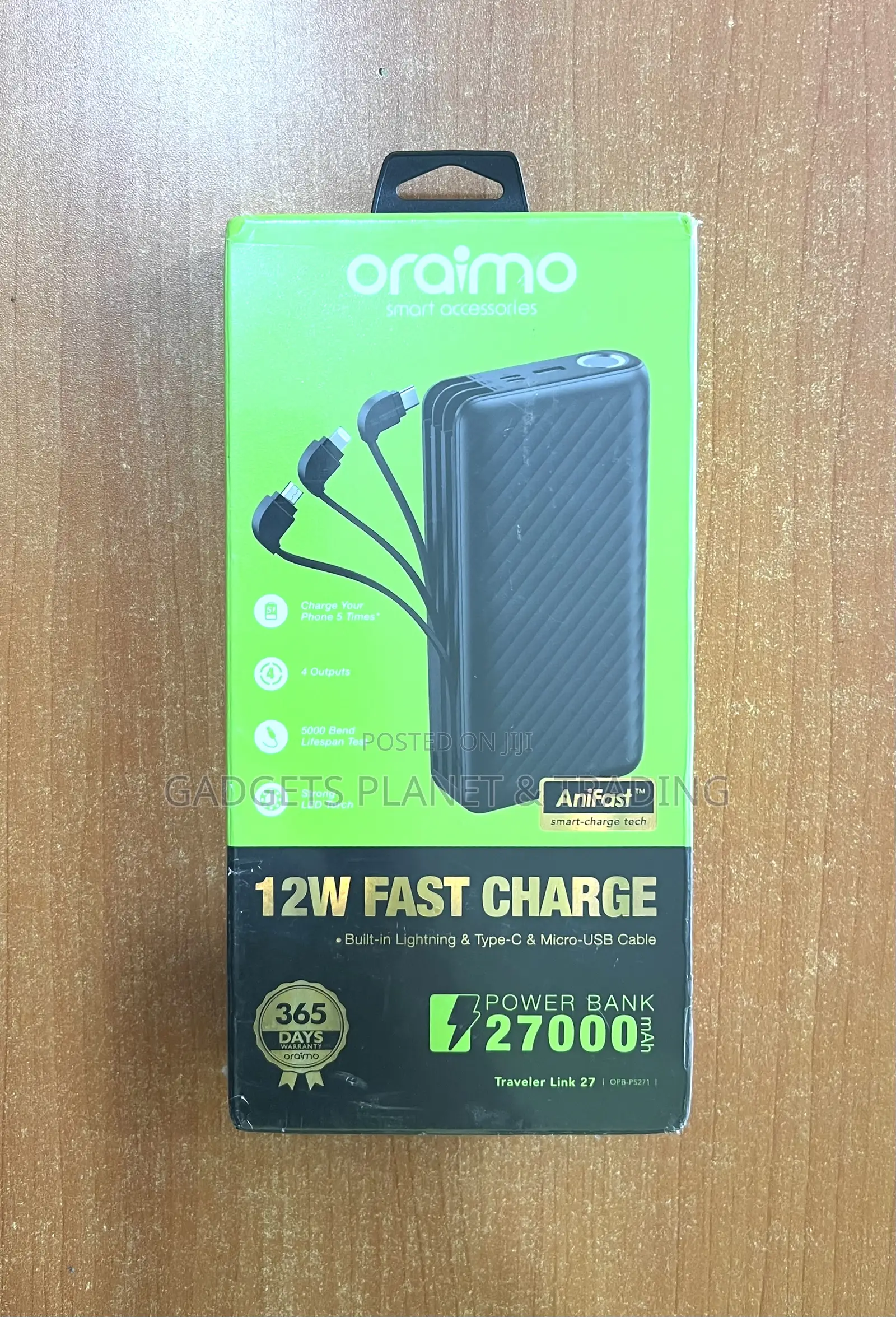 Oraimo Traveler Link 27 27000mah 12w Power Bank | Opb-P5271