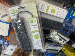 3.0 Usb Hub 7 Ports With Dc 5v Power Jack, LED Induction