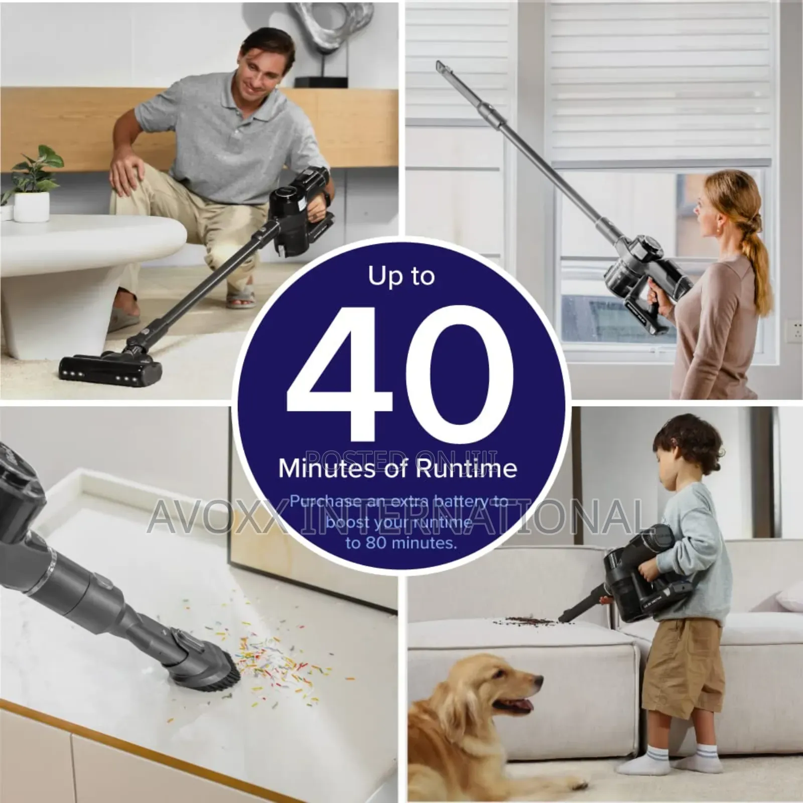 Levoit Cordless Vacuum, Carpet/Hard Floor LSV-Vf401-Ausr
